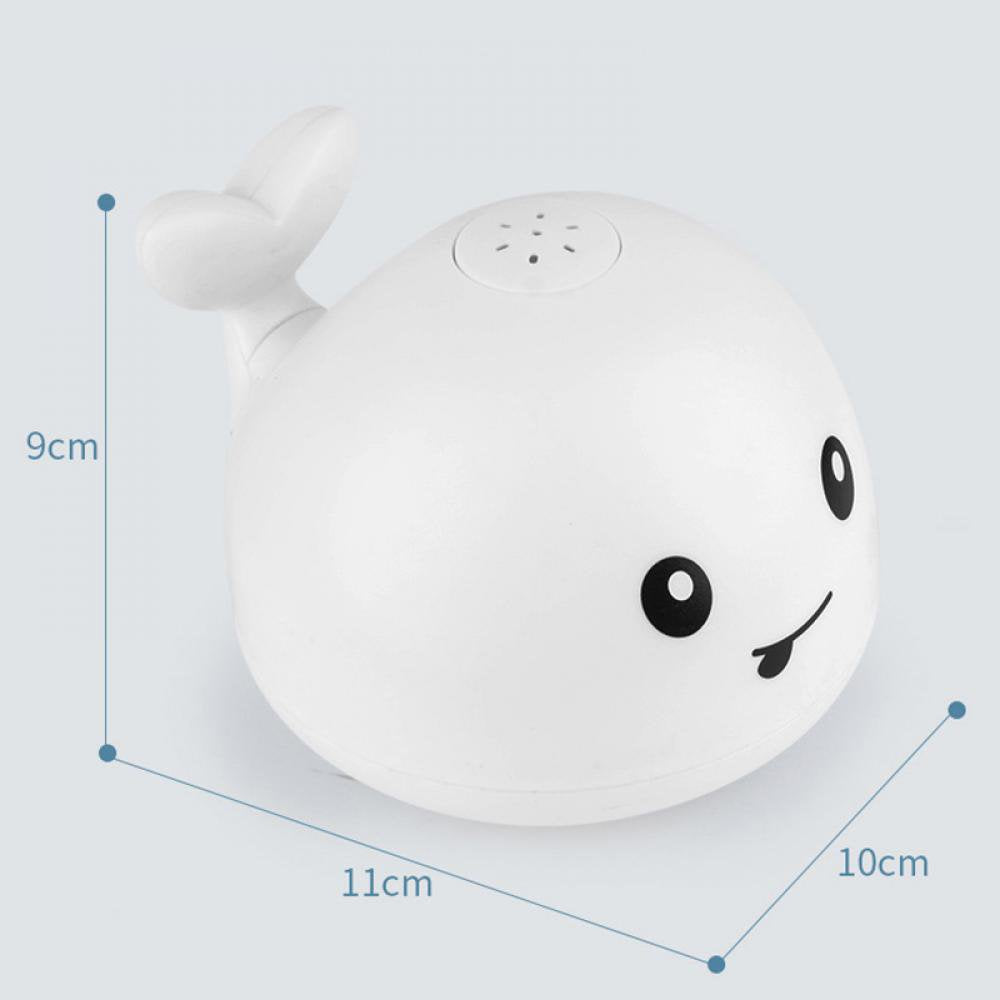 Mini Induction Whale Fountain Bath Toy With Light