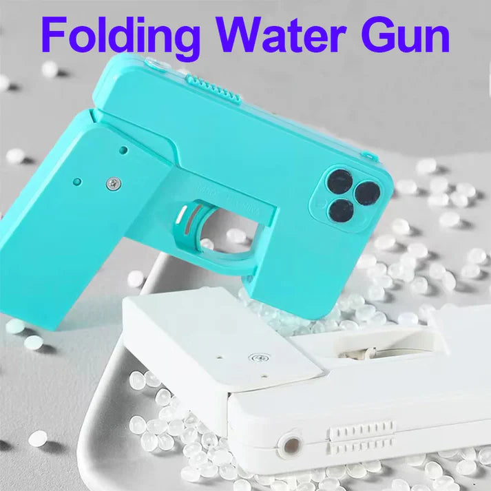 Manual Mini Foldable Iphone Water Gun Toy