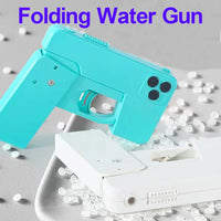 Manual Mini Foldable Iphone Water Gun Toy