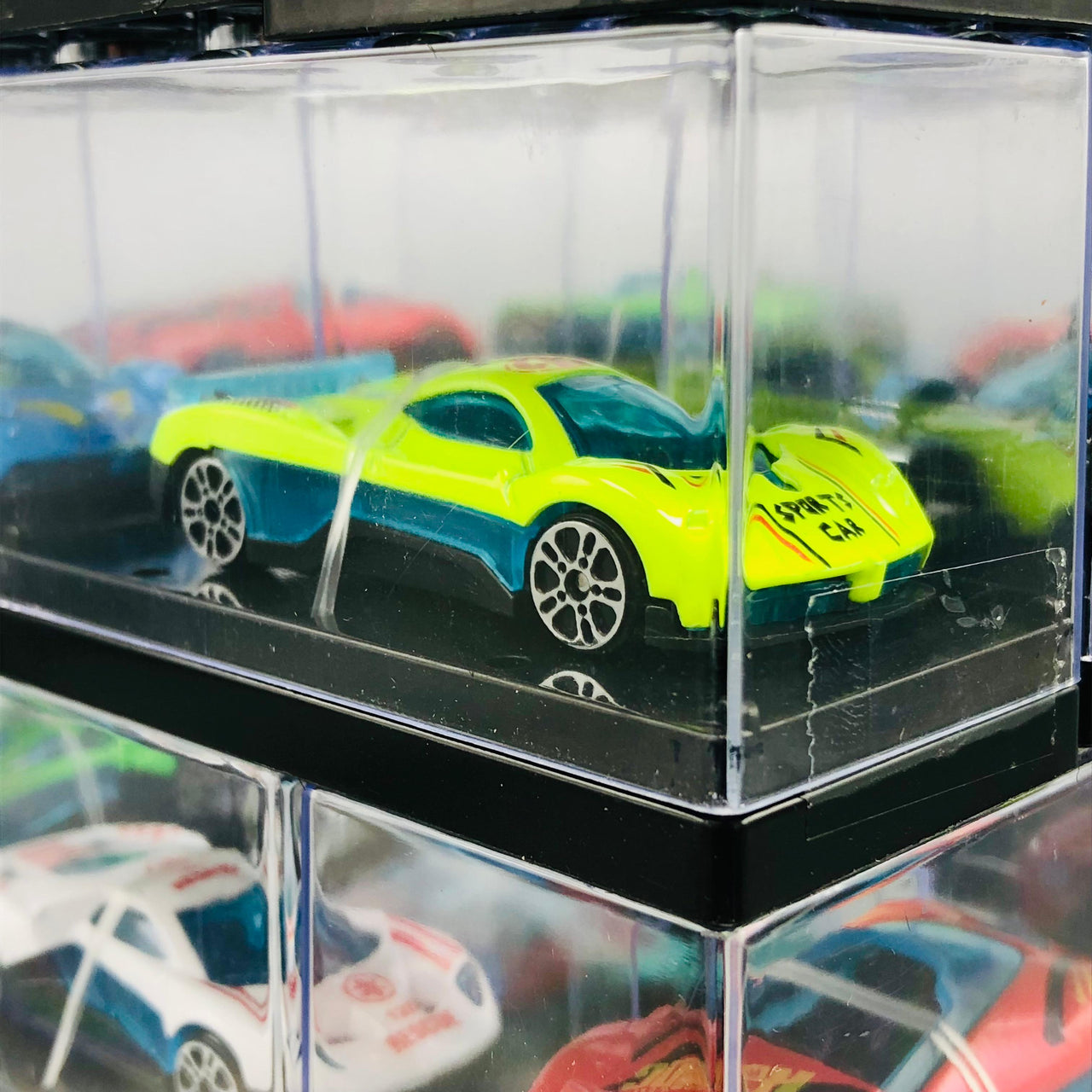 36Pcs Mini Diecast Cars Set With Acrylic Display Box