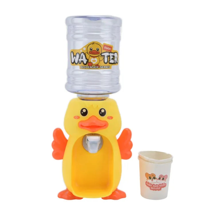 Cute Duck Water Dispenser With Disposable Glass