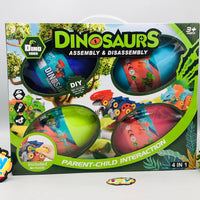 DIY 4Pcs Screw Dinosaur Eggs