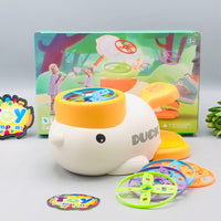 Kids Duck Frisbee Ejection Flying Saucer Game