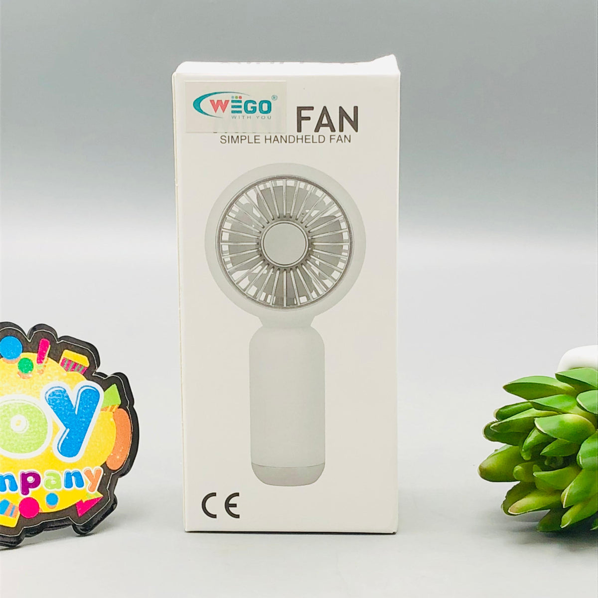 Rechargeable Simple Mini Fan With Stickers