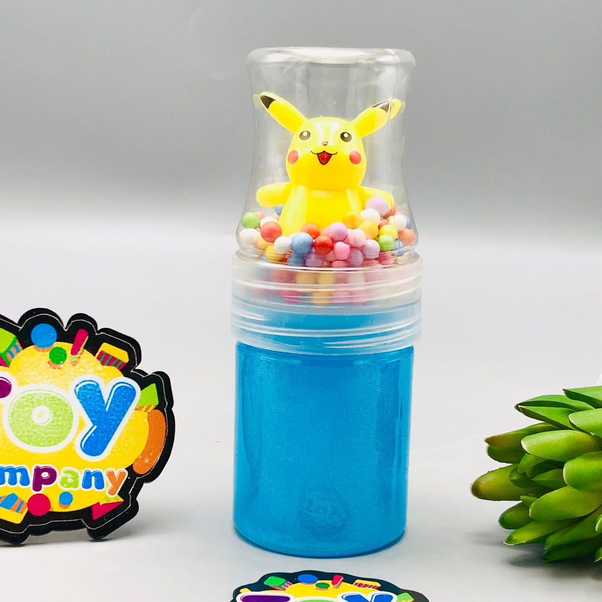 1Pc Mini Pokemon Crystal Slime Mud Bottle