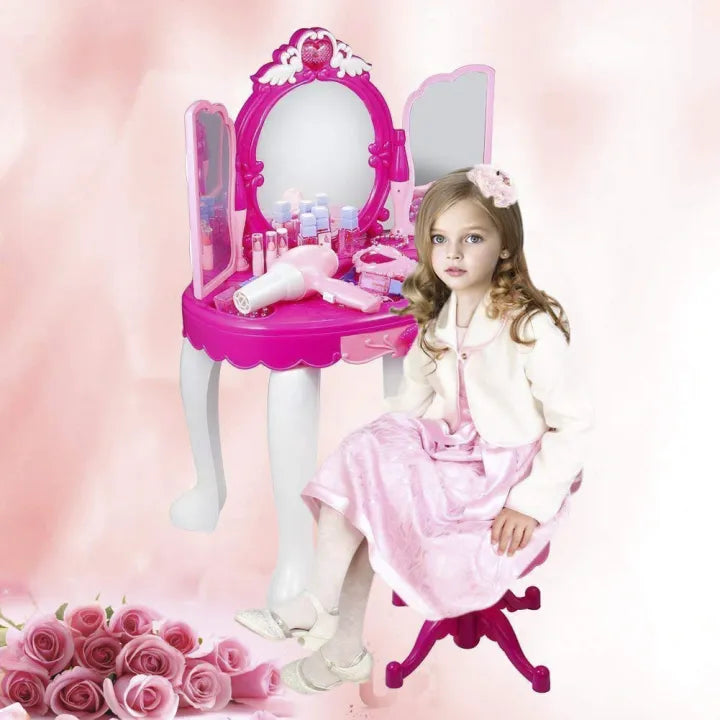 Glamor Mirror Makeup Dressing Table