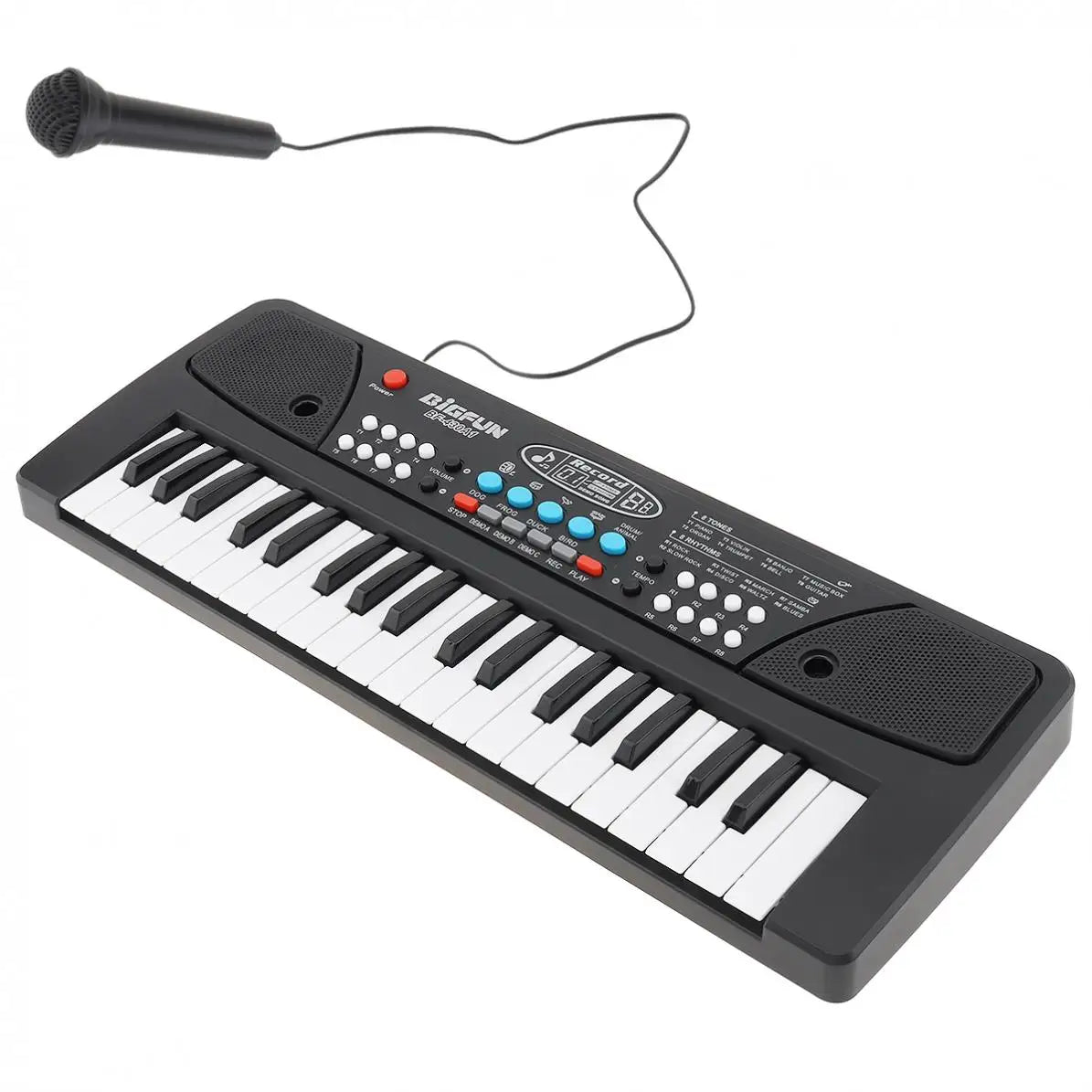 Big Fun 37 Keys Electronic Keyboard With Microphone