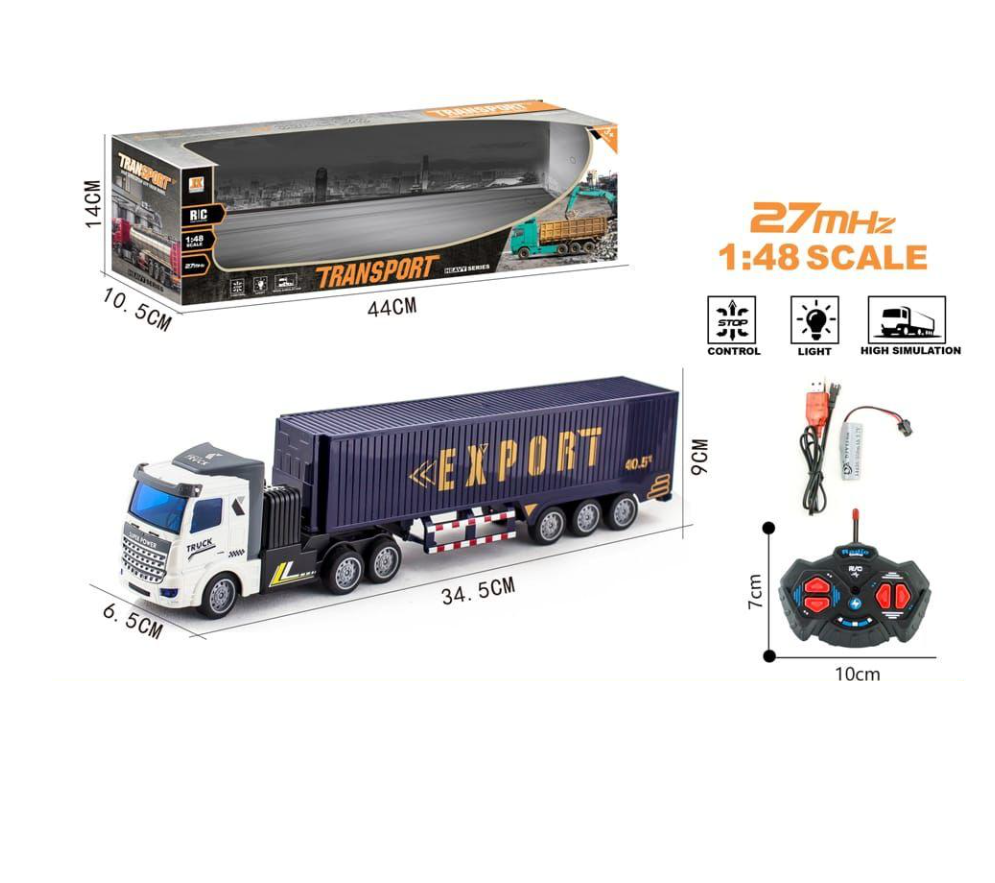 1:48 RC 27MHz Transport Truck