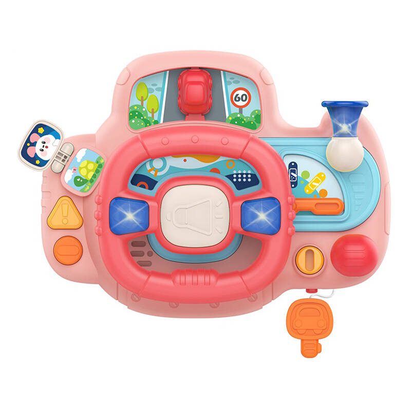 Huanger Multi-functional Kids Musical Steering Wheel