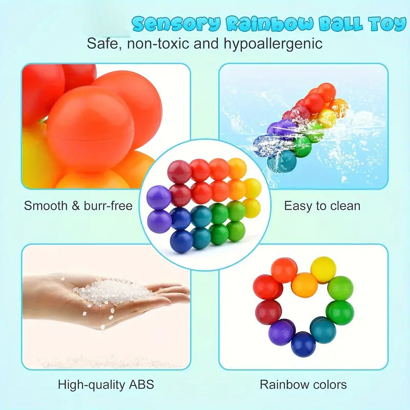 Montessori Rainbow Twisting Magic Puzzle Balls