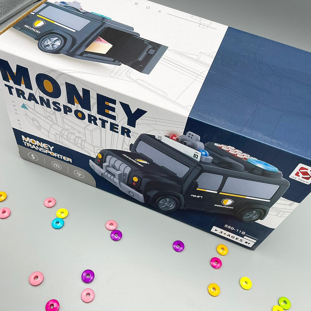 Piggy Bank Money Transporter Car with Password & Fingerprint
