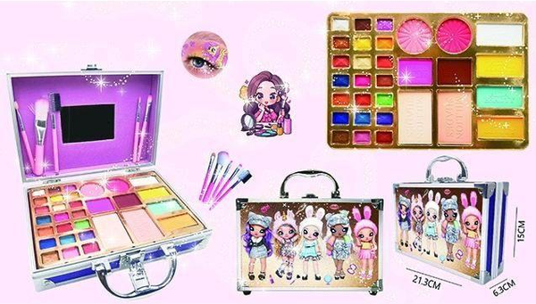 37Pcs Realistic Eye Makeup Suitcase