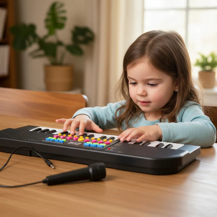 37 Keys Electronic Keyboard Piano With Microphone