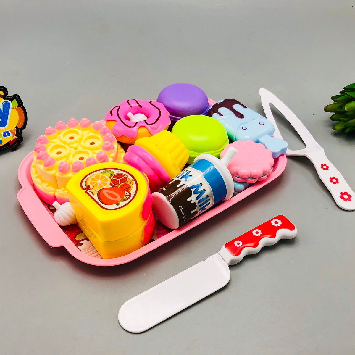 Pretend Play Dessert Cutting Toy Set - Assortment