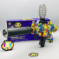 M416 Water Bullet Shooting Gun With Colorful Light Silencer