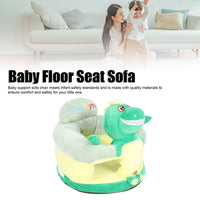 Dinosaur Design Fluffy Plush Sofa Seat For Babies