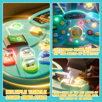 Toddlers Mini Steering Wheel With Colorful Lights