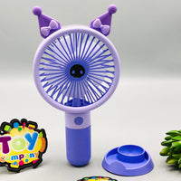 Sanrio Rechargeable Mini Handheld & Desktop Fan