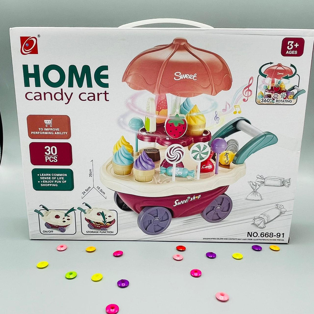 Sweet Shop Luxury Candy Cart