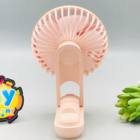 Multi-functional Mini Handheld & Desktop Fan With Light