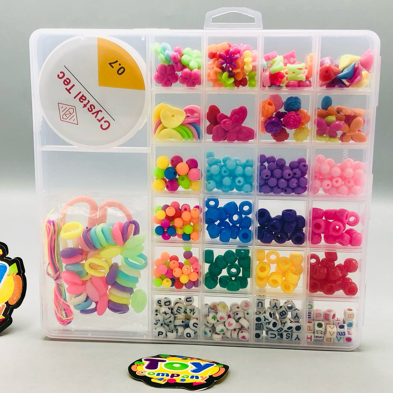 DIY Multi-Color Beads Set With Storage Box - Assortment