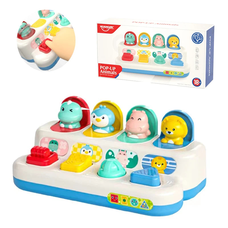 Huanger Pop-up Animals Activity Toy