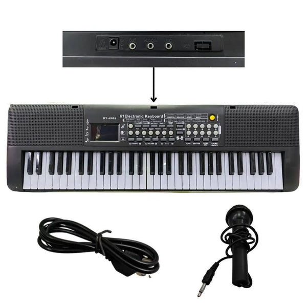 61 Keys Medium Electronic Keyboard Piano With Microphone
