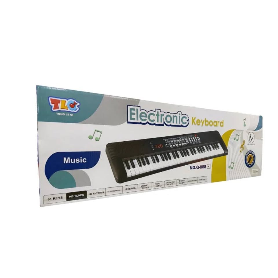 61 Keys Medium Electronic Keyboard Piano With Microphone