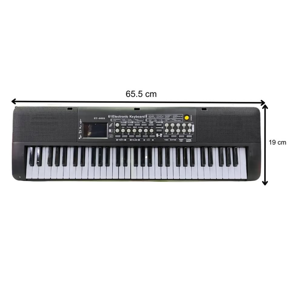 61 Keys Medium Electronic Keyboard Piano With Microphone