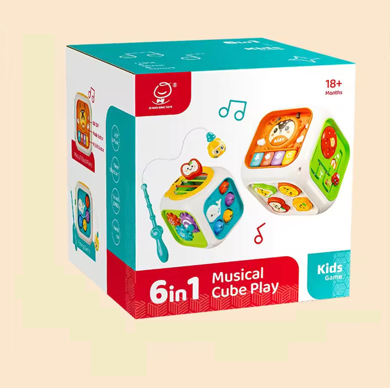 6in1 Kids Musical Activity Cube