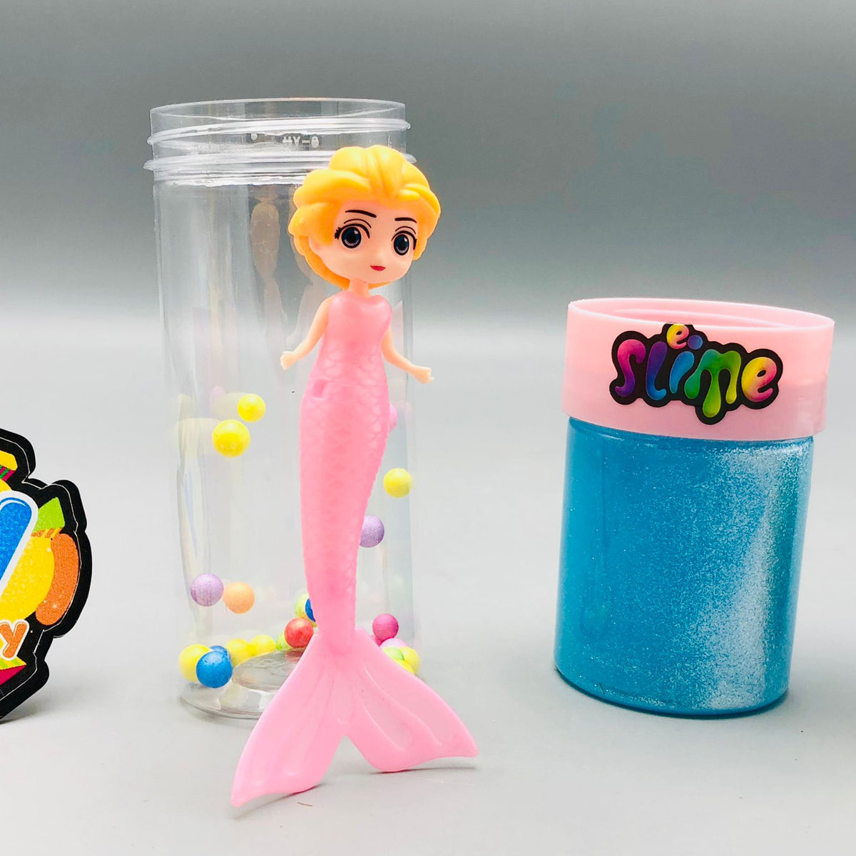 1Pc Mermaid Crystal Slime Mud Bottle