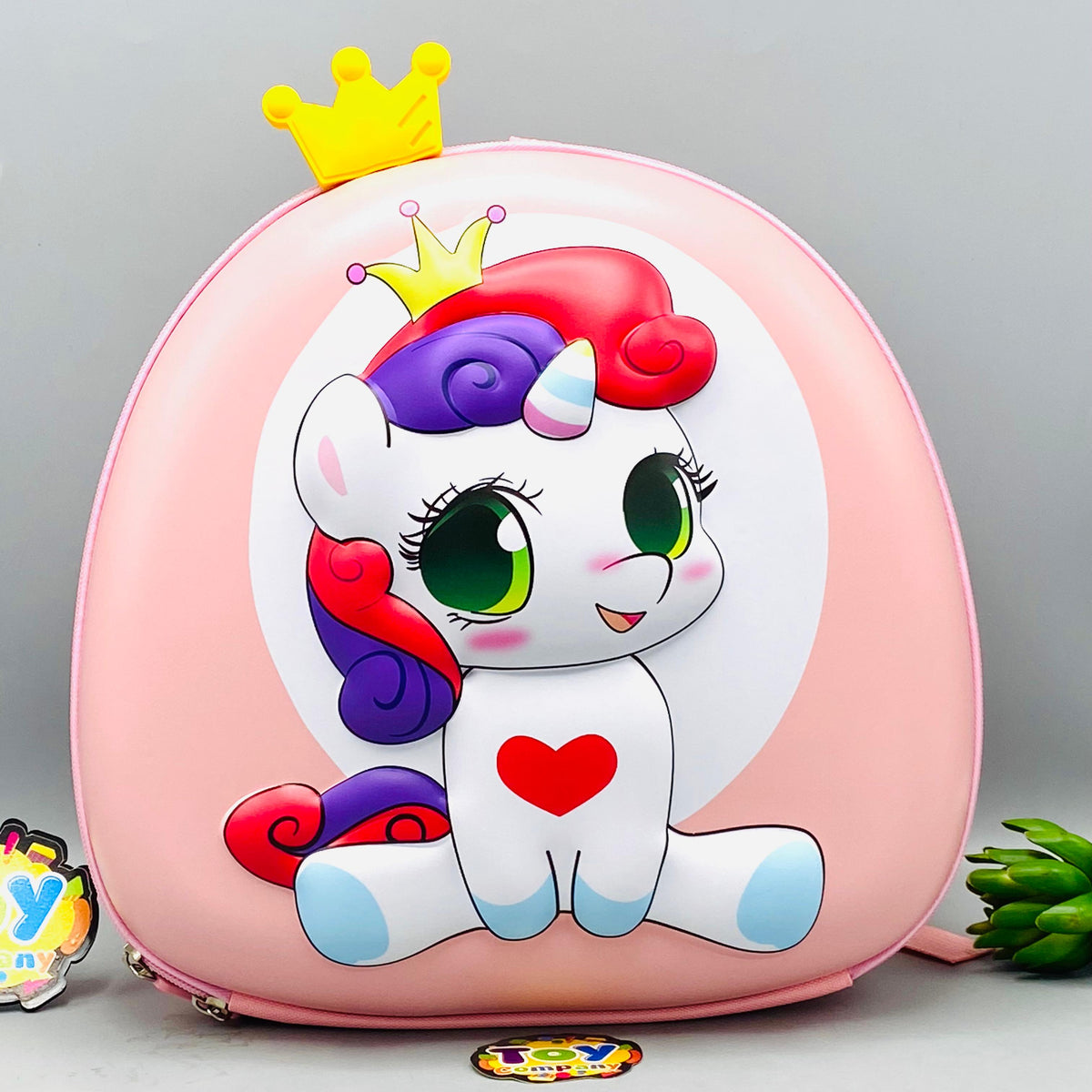3D Kids Unicorn Design EVA Backpack