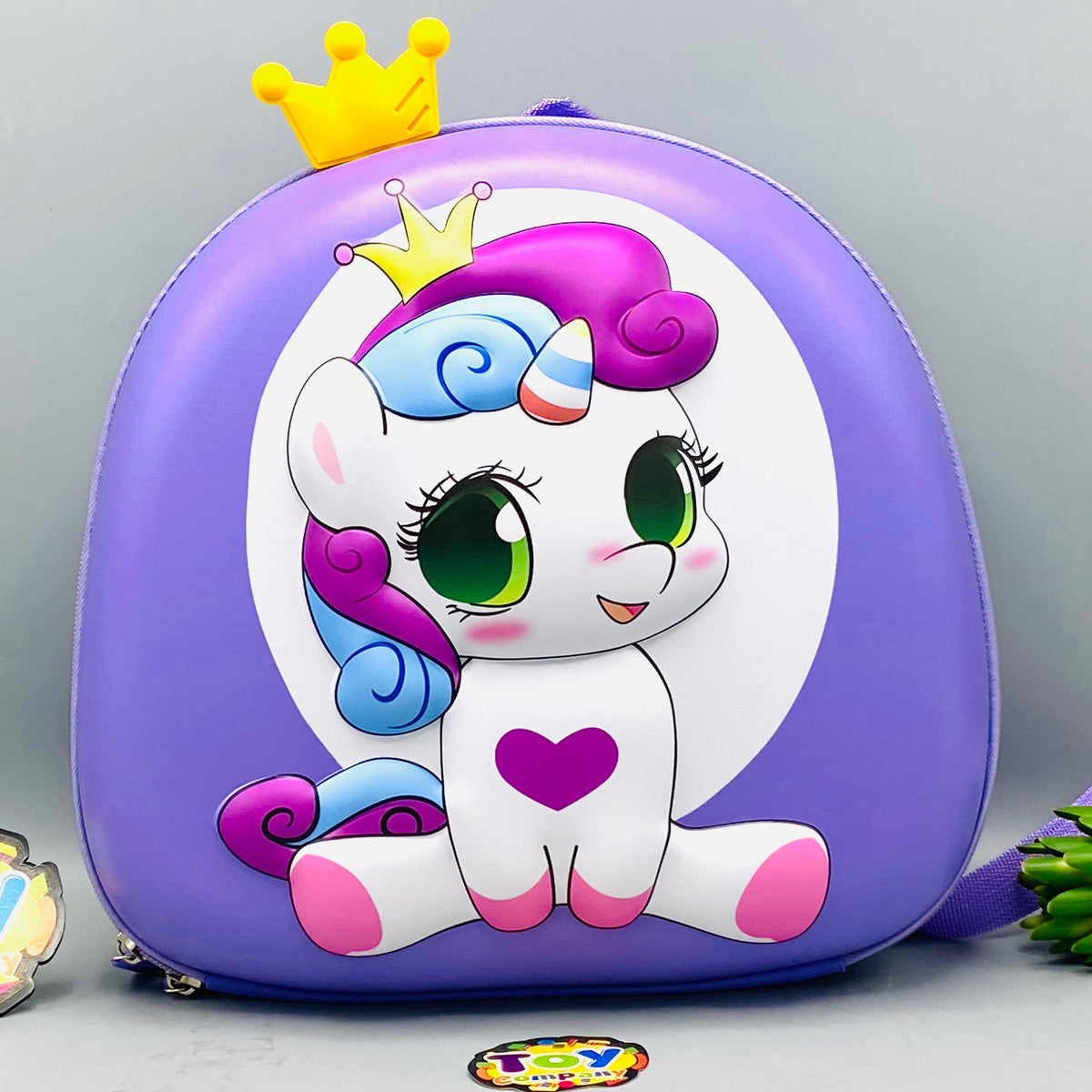 3D Kids Unicorn Design EVA Backpack