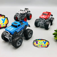 3Pcs ABS Inertial Monster Truck Set