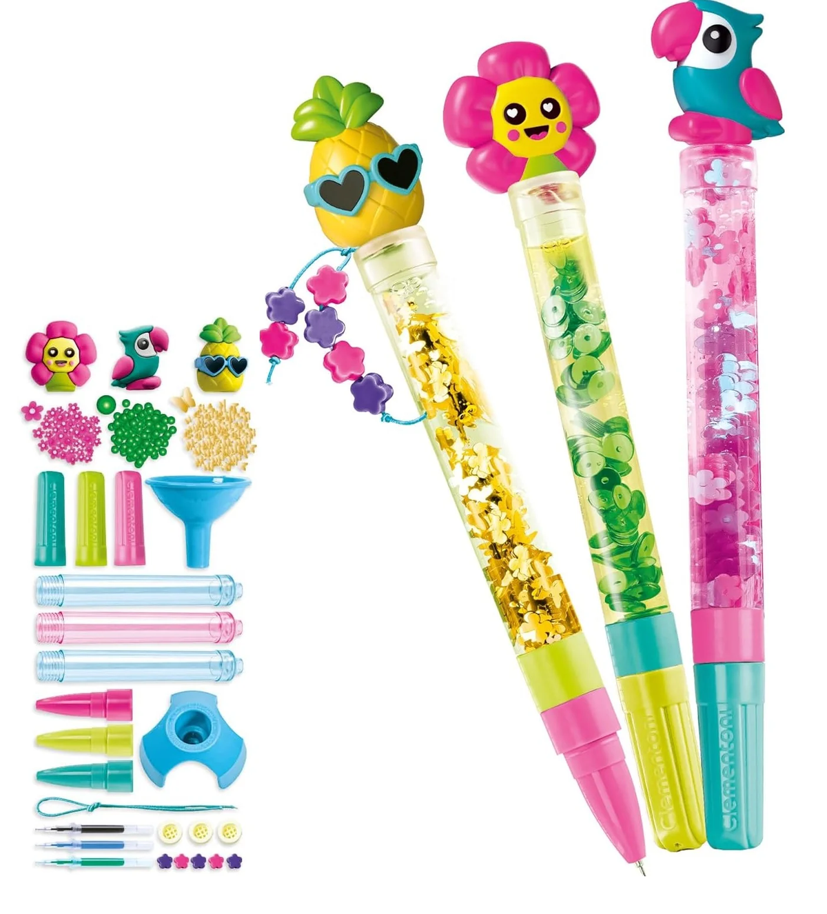 3Pcs DIY Kids Tropical Pens