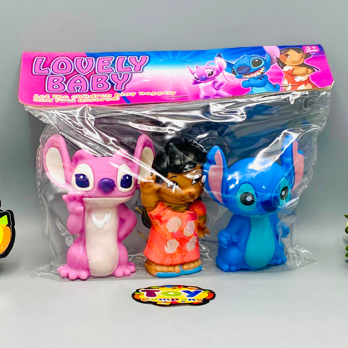 3Pcs Kids Premium Stitch & Lilo Figures