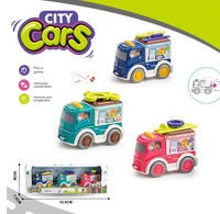 3Pcs Mini ABS Inertial City Cars Set