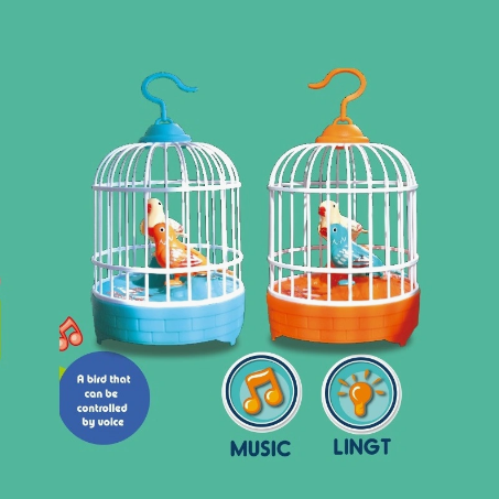 Electric Induction Mini Bird Cage With Light & Sound