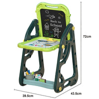 Thumbnail for Multi-functional Artistic Drawing Board With Stool - Green