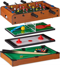 4in1 Wooden Multi-Game Foosball Table Set