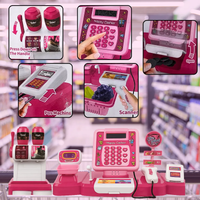 Girls Hamburger Cash Register Toy With Sound