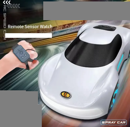 2.4GHz Watch Control Concept Spray Stunt Car