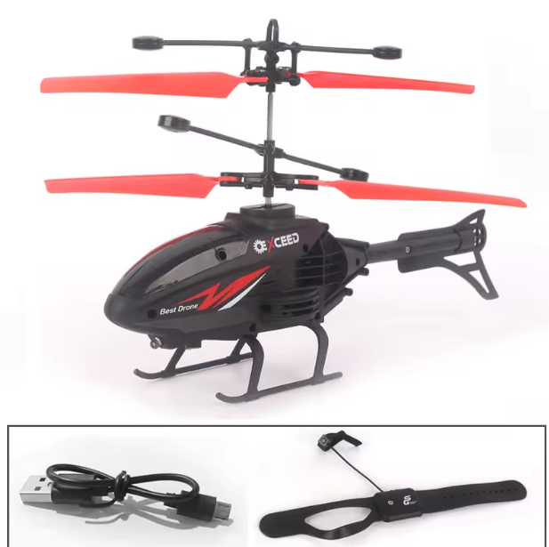 2in1 Watch Control & Hand Sensing Helicopter