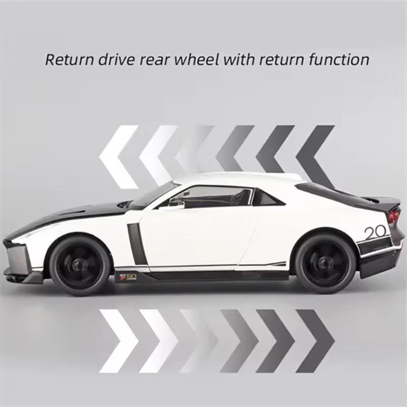 1:18 Diecast Nissan GTR50 Model Car With Smoke