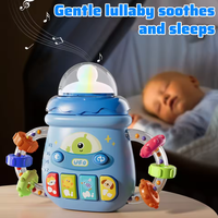 Baby Mini Cartoon Musical Bottle With Lights