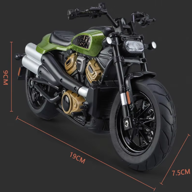 1:12 Diecast Harley Davidson Sportster Model Bike