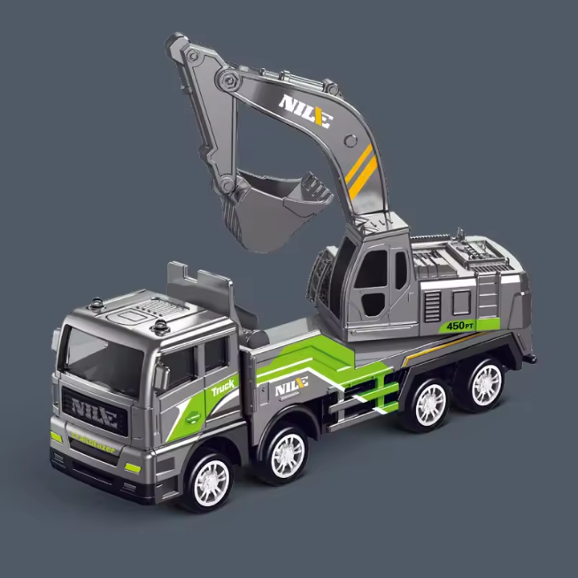 1Pc ABS Inertial Engineering Truck Model - Assortment