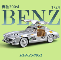 1:24 Diecast Benz Vintage 300SL Model Car