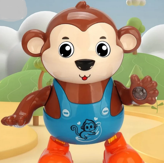 Electric Dancing Funny Monkey With Light & Music
