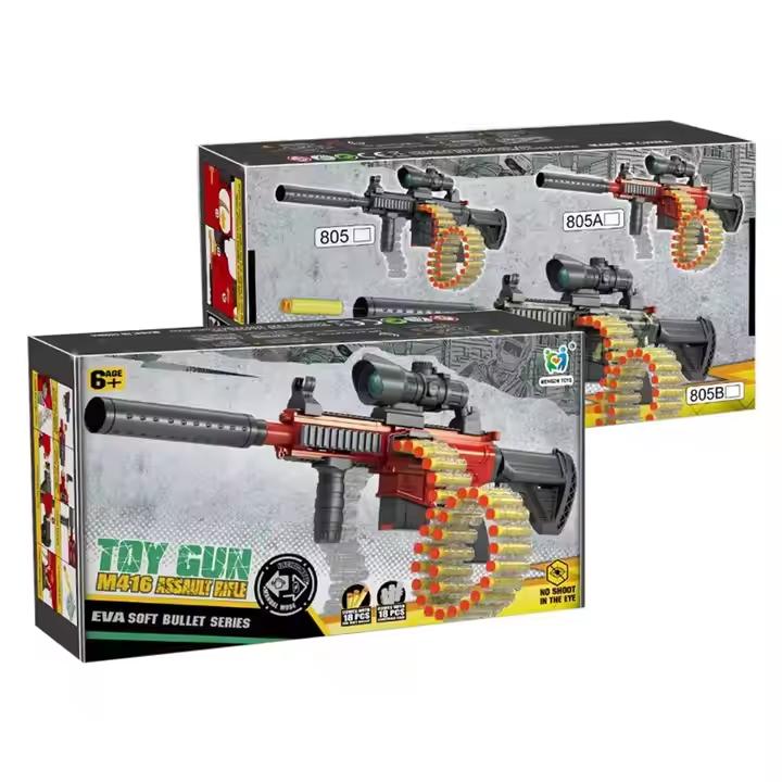 Electric Rechargeable M416 Soft Bullet Toy Gun